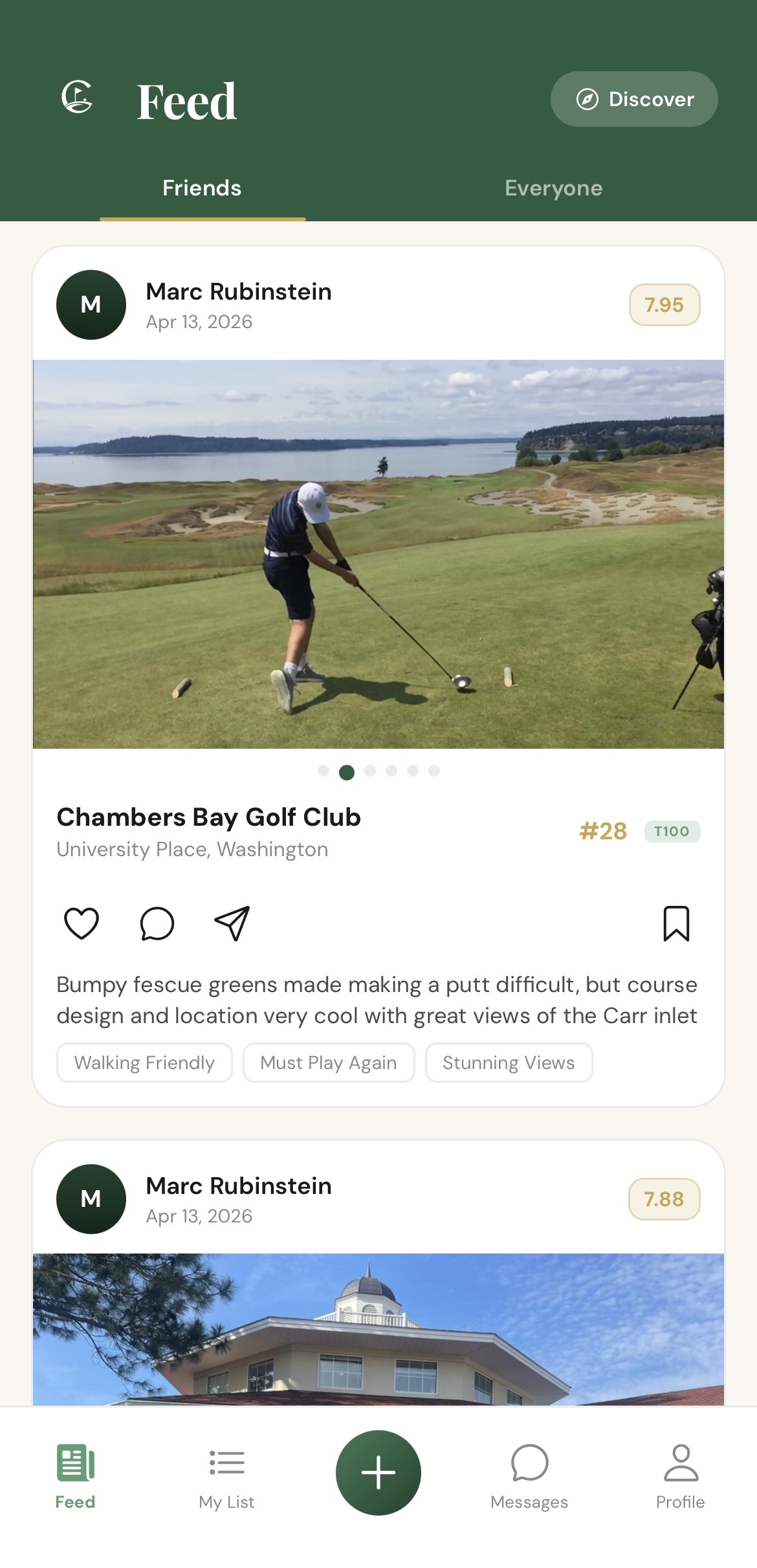 The Clubhouse app feed